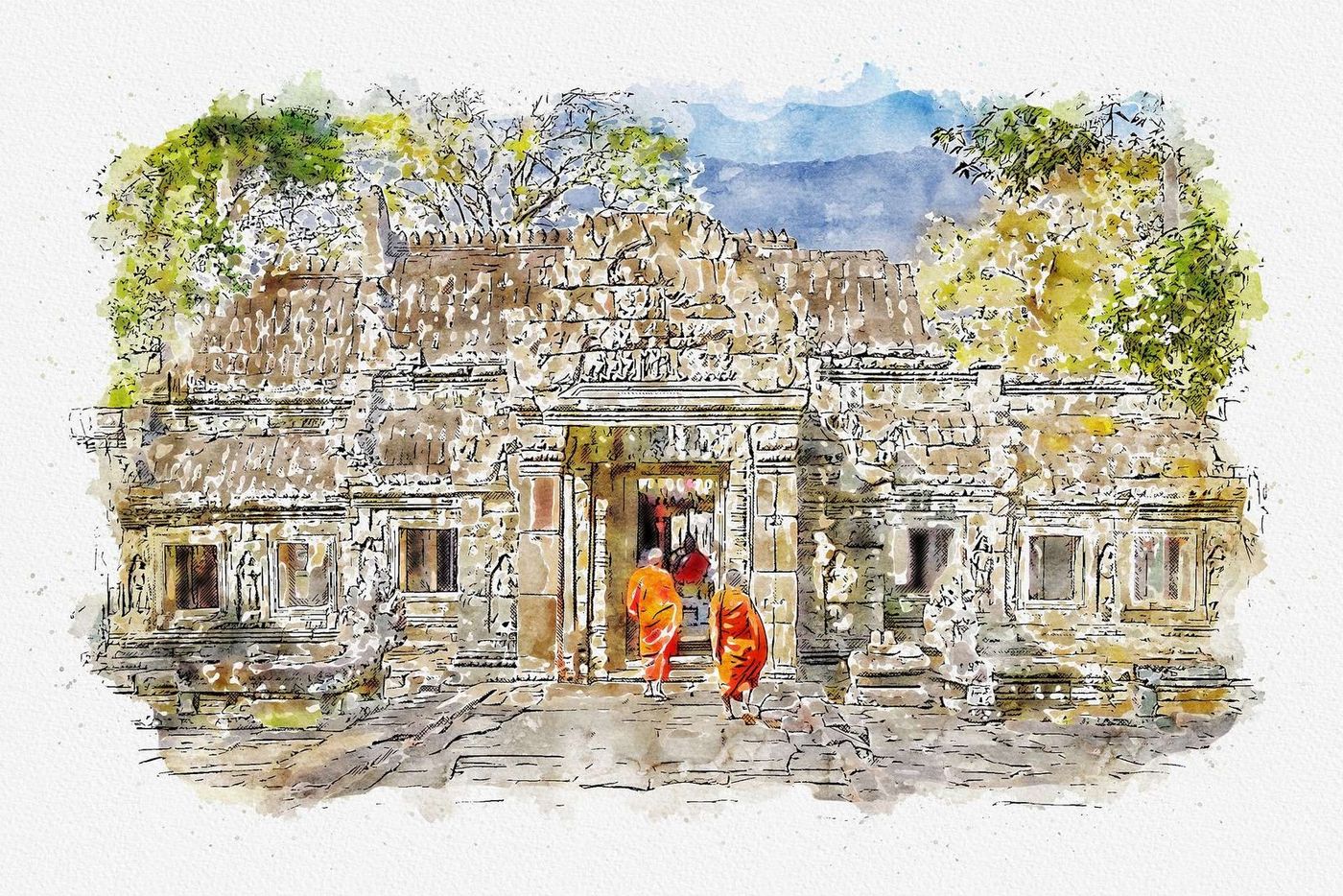 Cambodia, a glimpse into the past.