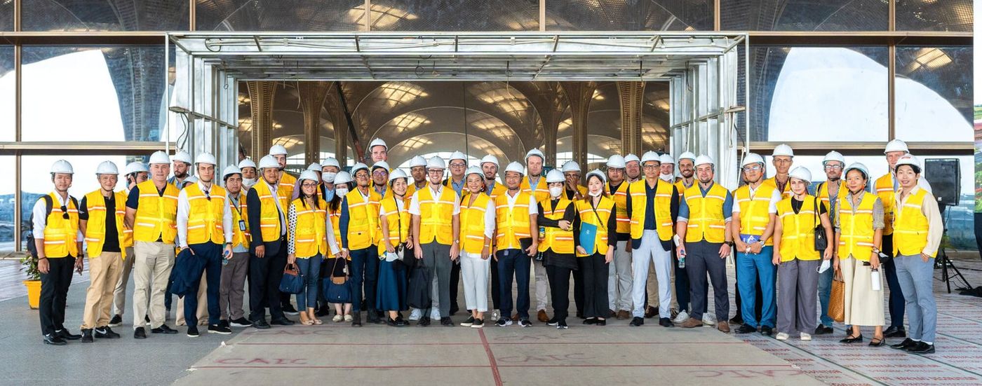 Top Leaders From American And European Chambers Of Commerce Visit Techo International Airport