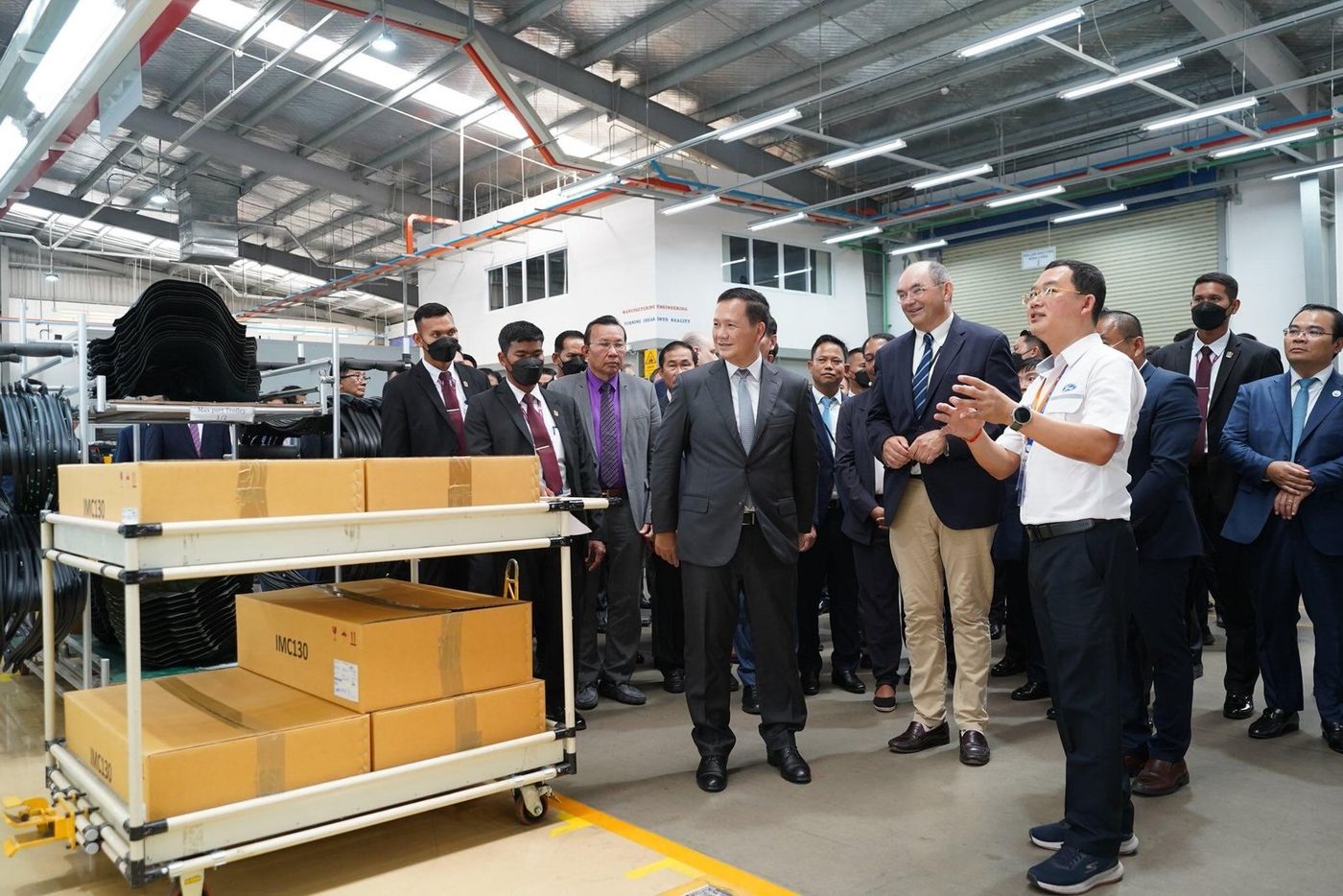 PM Hun Manet Reinforces Pro-Business, Pro-Environment Agenda at Ford Plant Opening 1